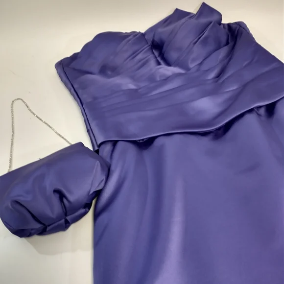 Modern Maids Collection A-line Maxi-Length Prom Wedding Party Dress Size 10 - Picture 8 of 11